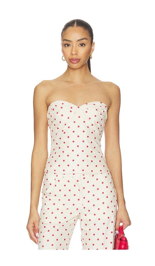 Amanda Uprichard x REVOLVE Soho Top in Beige by AMANDA UPRICHARD