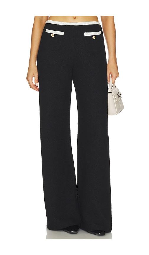 Amanda Uprichard x REVOLVE Windsor Pant in Black,White by AMANDA UPRICHARD