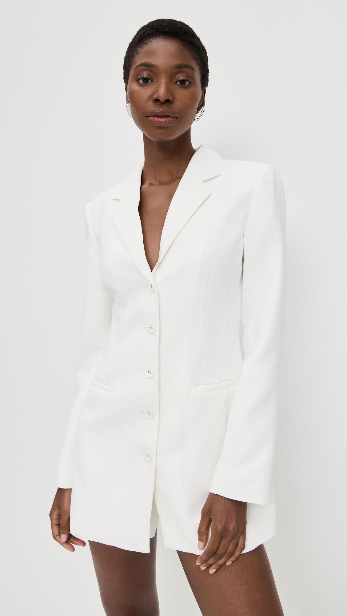 Peralta Blazer Romper by AMANDA UPRICHARD
