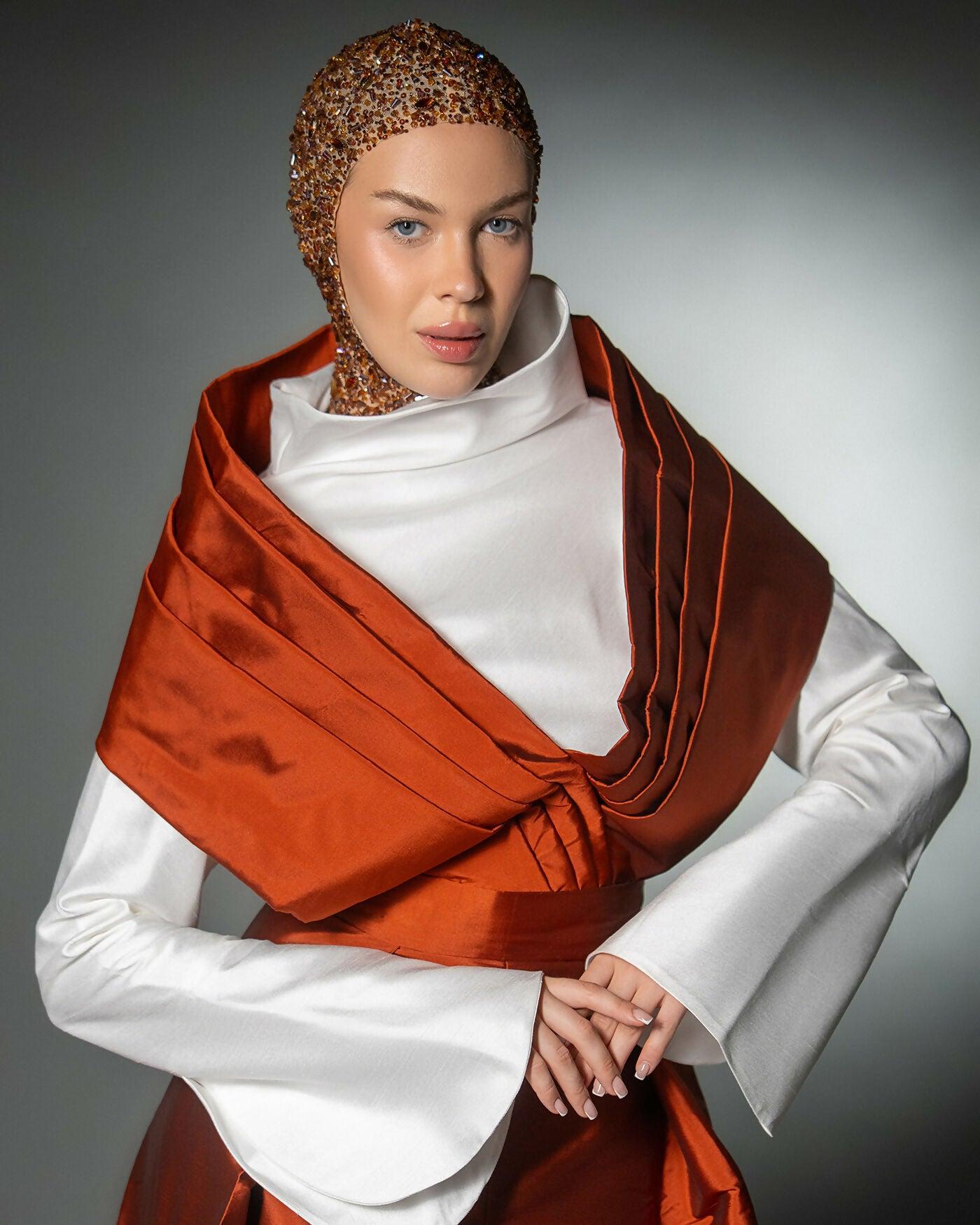 White Chemise by AMANI ATARI