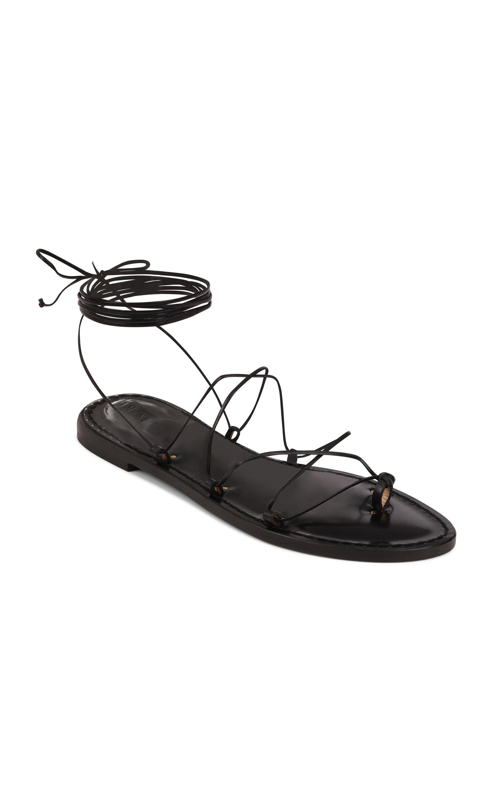 AMANU Serengetti Leather Sandals - Moda Operandi by AMANU