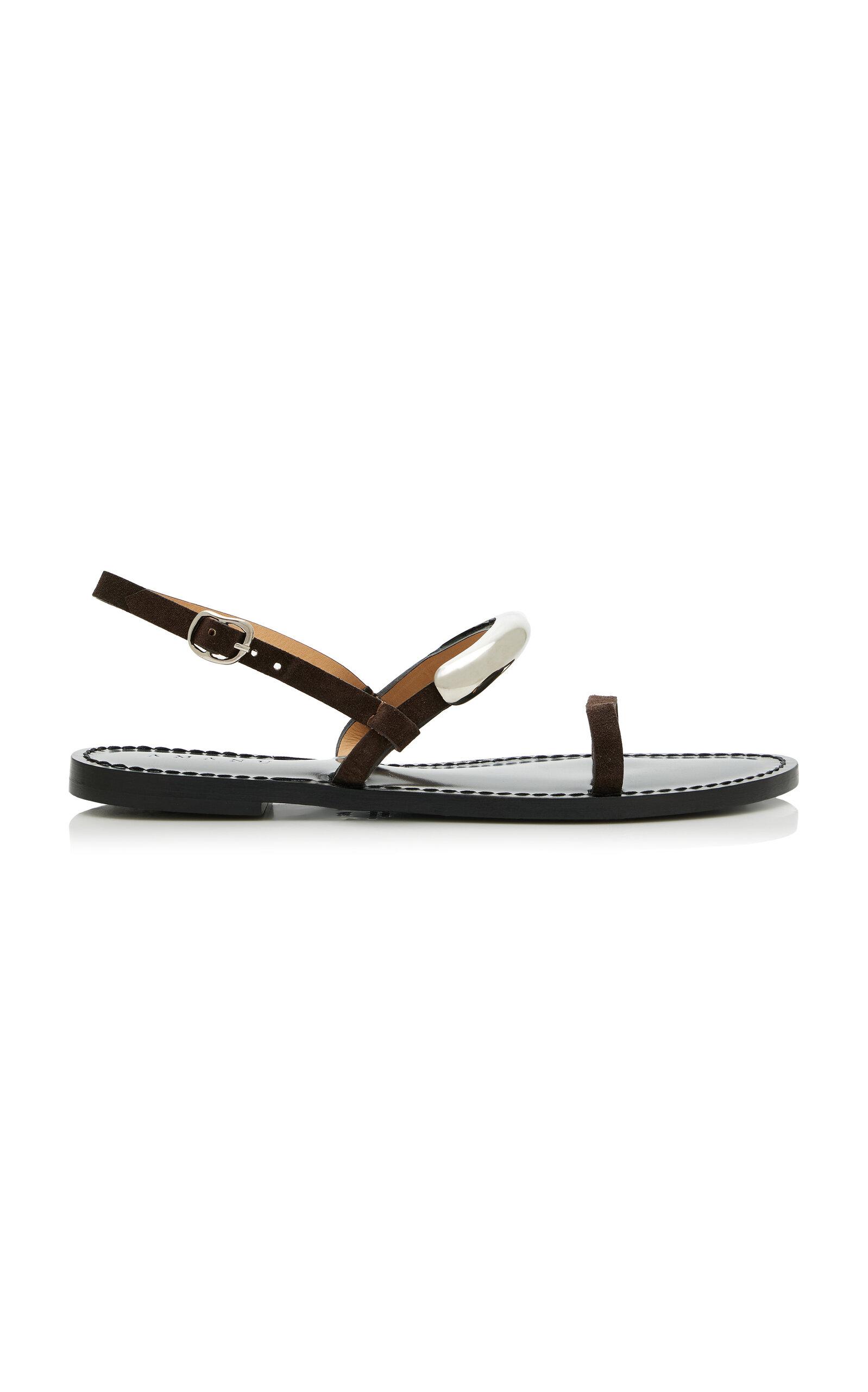 AMANU The Ghana Suede Sandals - Moda Operandi by AMANU