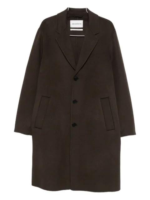 buttoned single-breasted coat by AMARANTO