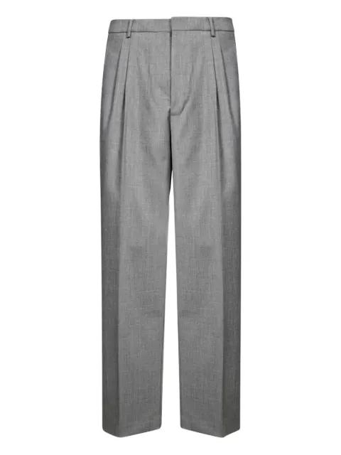 pleated wool trousers by AMARANTO