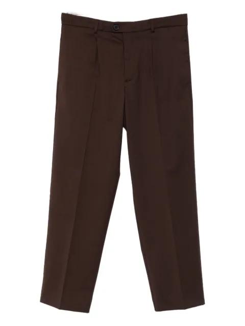 pressed-crease trousers by AMARANTO
