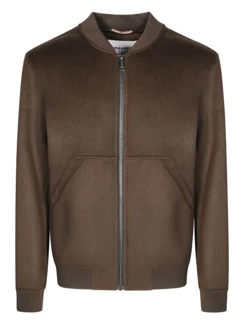 zipped bomber jacket by AMARANTO