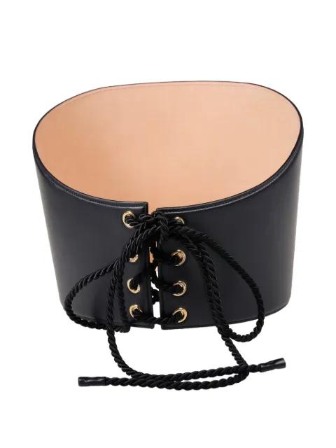 eyelet lace-up belt by AMATO DANIELE