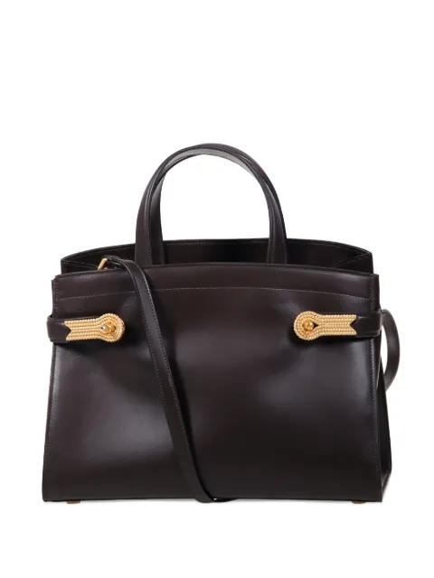 mini Queen Dual logo-detail tote bag by AMATO DANIELE