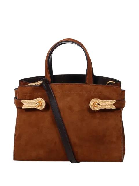 mini Queen Dual suede tote bag by AMATO DANIELE