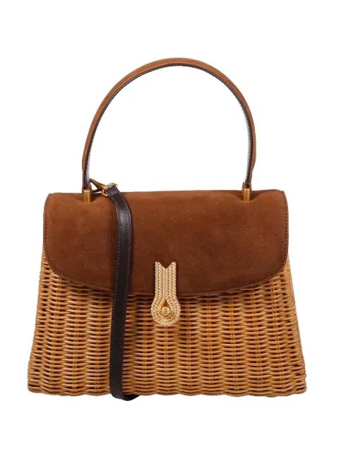 rattan tote bag by AMATO DANIELE