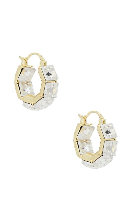 Amber Sceats Beau Earrings in Metallic Gold by AMBER SCEATS