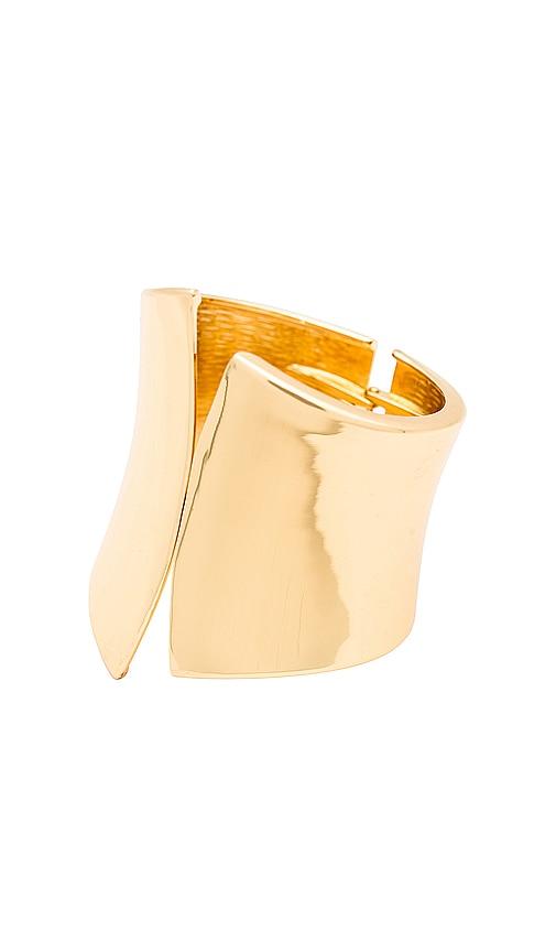 Amber Sceats Cuff Bracelet in Metallic Gold by AMBER SCEATS