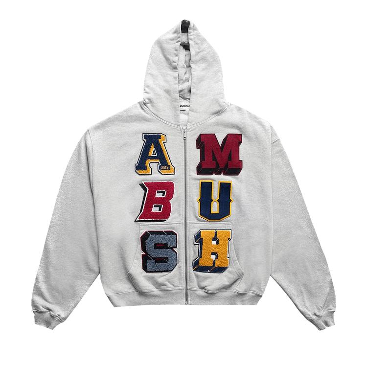 Ambush Zip-Up Hoodie 'Grey' by AMBUSH