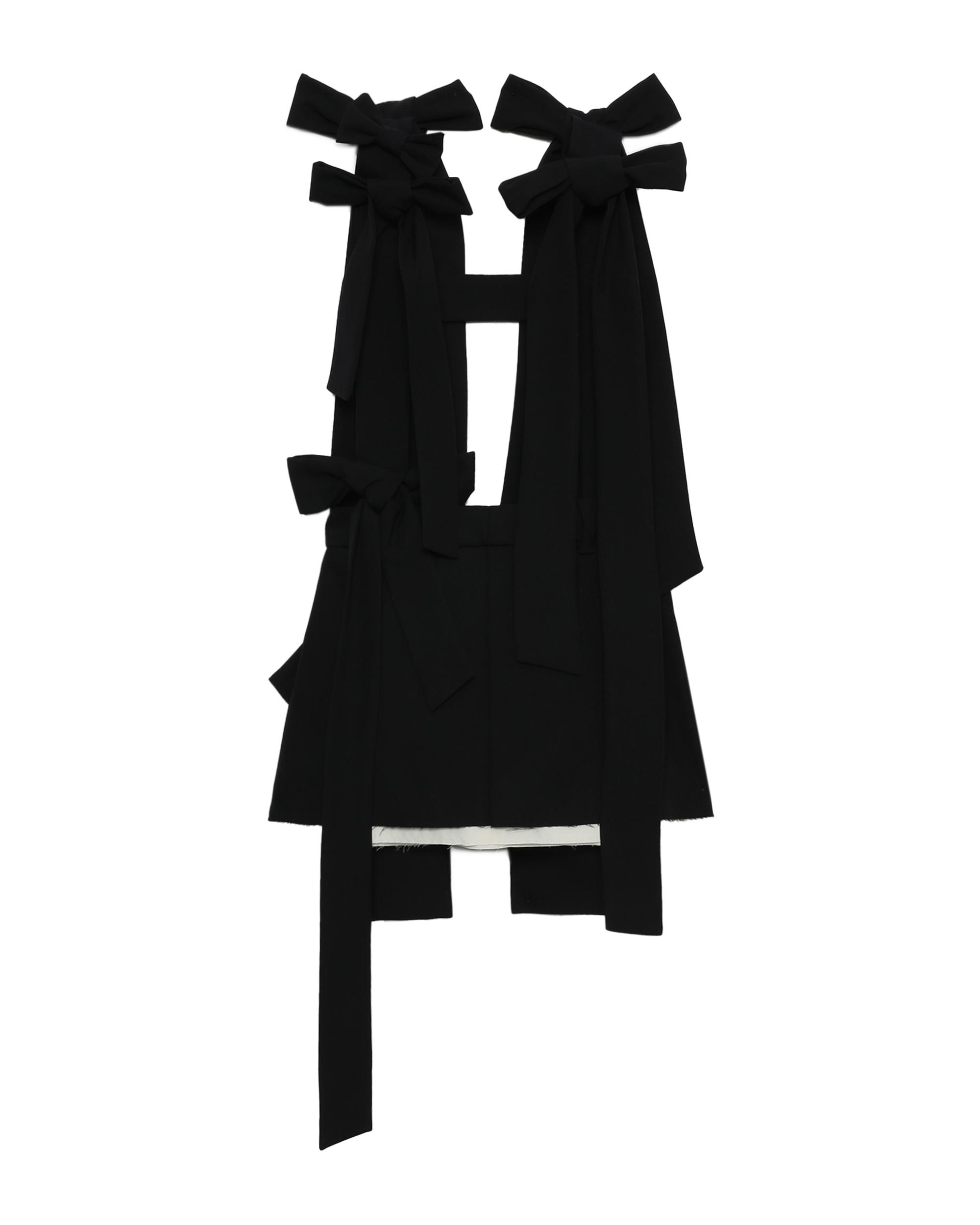 Ribbon shoulder strap mini skirt by AMBUSH