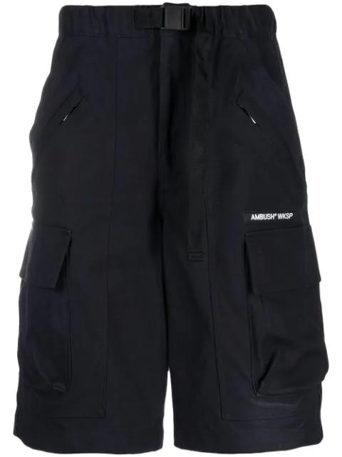 WKSP belted cargo shorts by AMBUSH