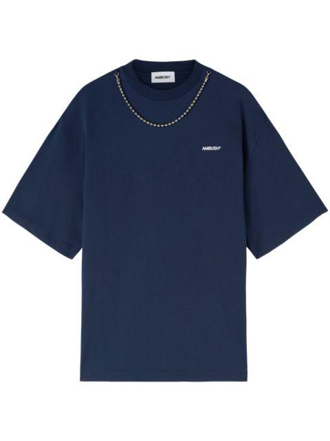 ball chain-detail T-shirt by AMBUSH