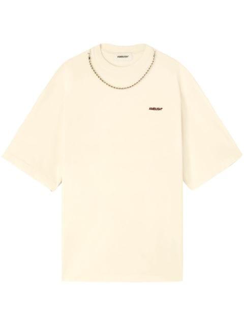 ball chain-detail T-shirt by AMBUSH
