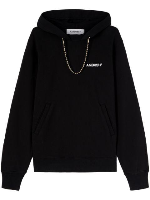 ball chain-detail hoodie by AMBUSH