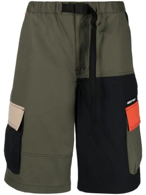 colour-block cargo shorts by AMBUSH