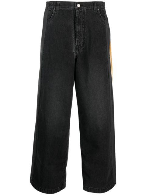 contrasting-detail wide-leg trousers by AMBUSH