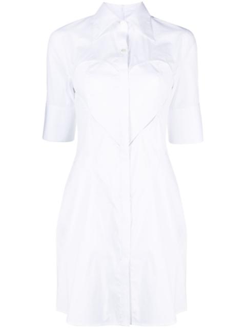 cut-out heart shirtdress by AMBUSH