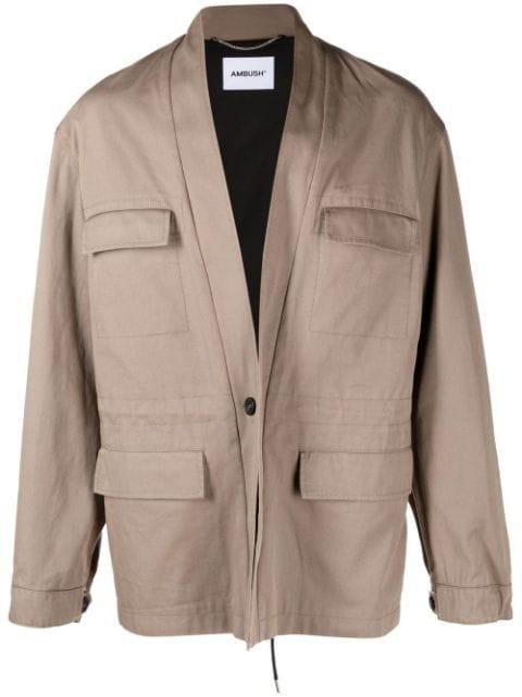 drawstring V-neck jacket by AMBUSH