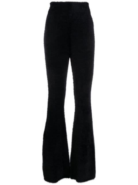 flared-leg high-waisted trousers by AMBUSH