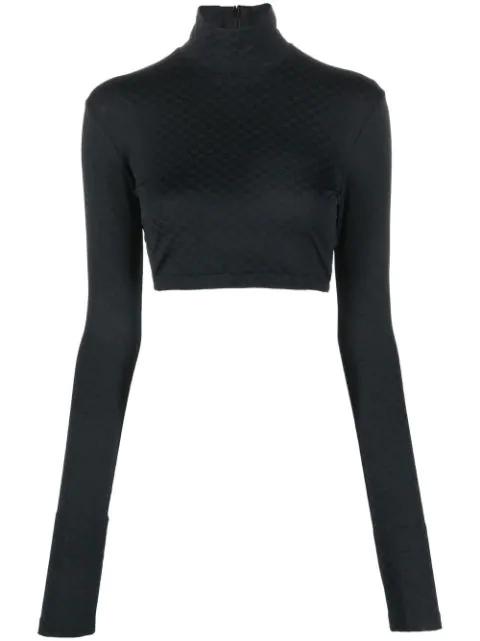 funnel-neck long-sleeve top by AMBUSH
