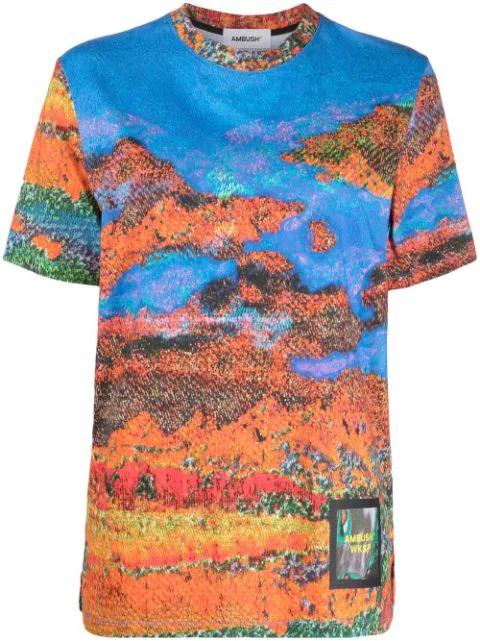 graphic-print T-shirt by AMBUSH