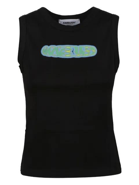 graphic sleeveless top by AMBUSH