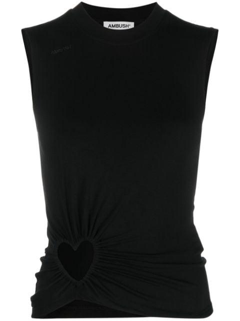 heart cut-out top by AMBUSH