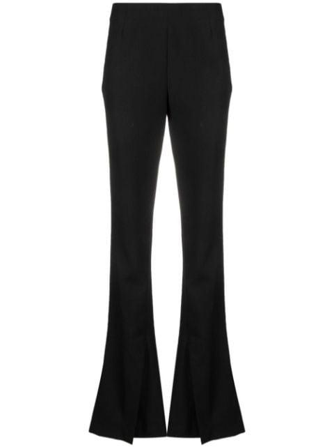 high-waisted wool split trousers by AMBUSH