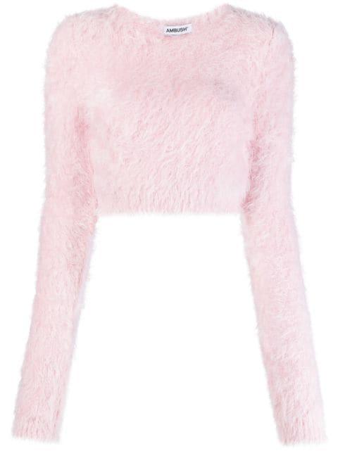 knitted cropped sweater by AMBUSH