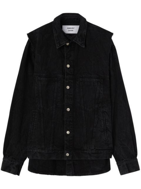 layered denim jacket by AMBUSH