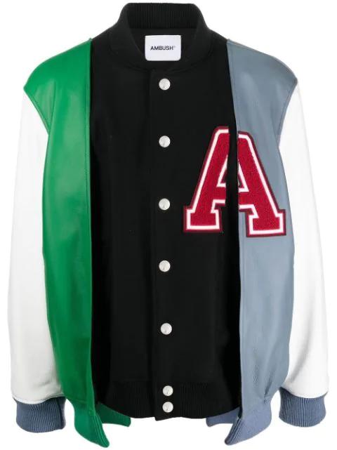 layered varsity jacket by AMBUSH