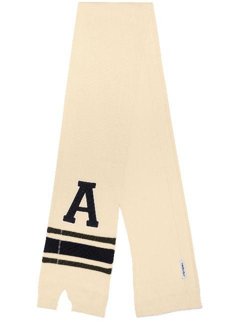 logo-appliqué scarf by AMBUSH