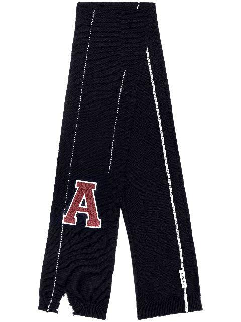 logo-appliqué scarf by AMBUSH