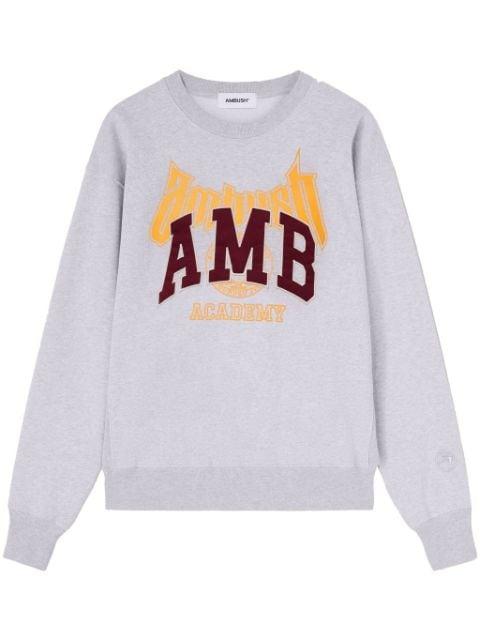logo-appliqué sweatshirt by AMBUSH