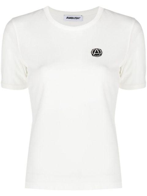 logo patch crew-neck T-shirt by AMBUSH