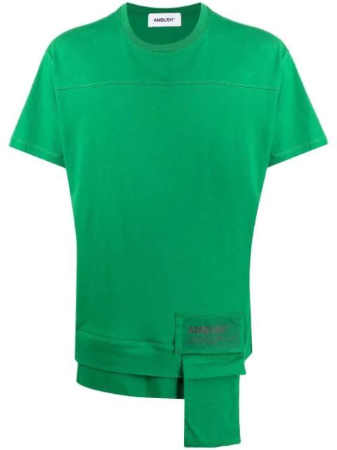 logo-patch waist-pocket T-shirt by AMBUSH