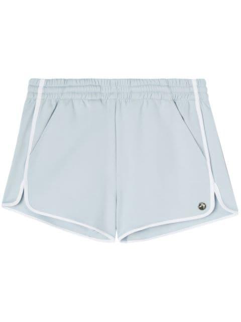 logo-plaque running shorts by AMBUSH
