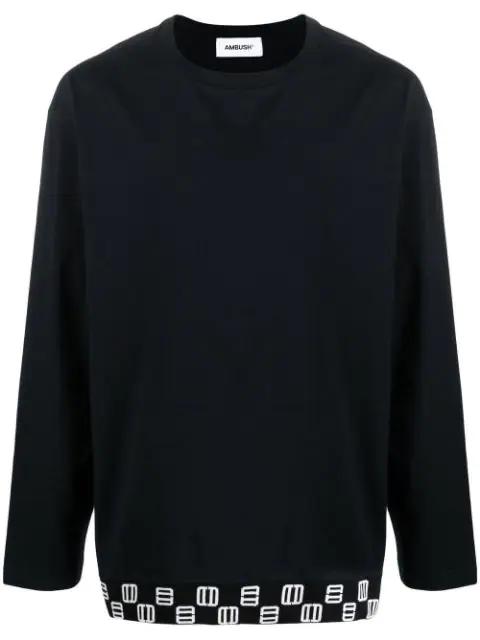 logo-print long-sleeved T-shirt by AMBUSH