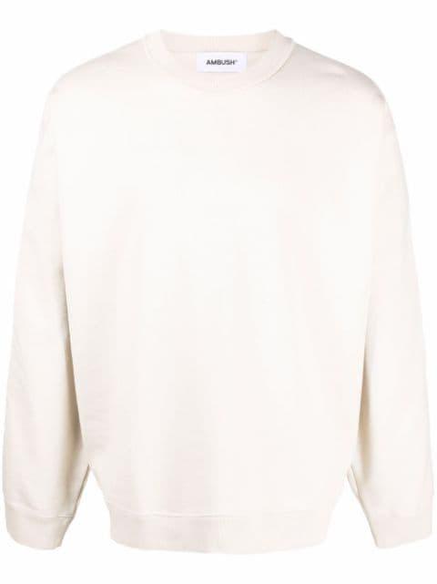 logo-print sleeve sweatshirt by AMBUSH