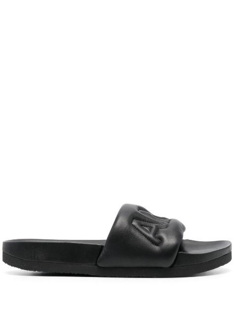 logo quilted slides by AMBUSH