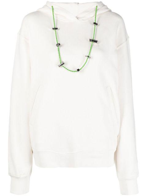 long-sleeve drawstring hoodie by AMBUSH