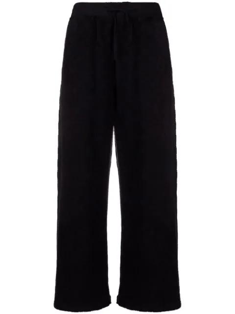 monogram jacquard wide-leg trousers by AMBUSH