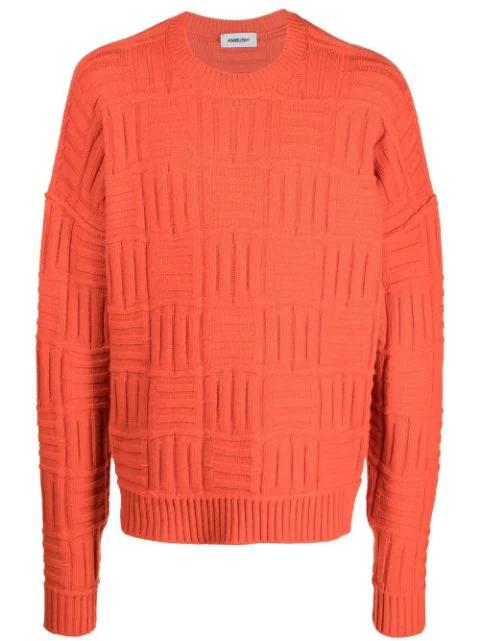 monogram knitted jumper by AMBUSH