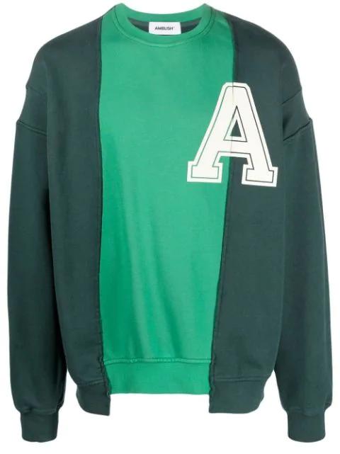 multi-panel long-sleeve sweatshirt by AMBUSH