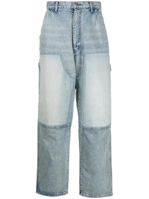 panelled wide-leg jeans by AMBUSH
