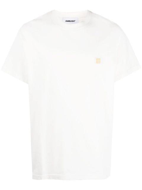 patch-detail cotton T-shirt by AMBUSH
